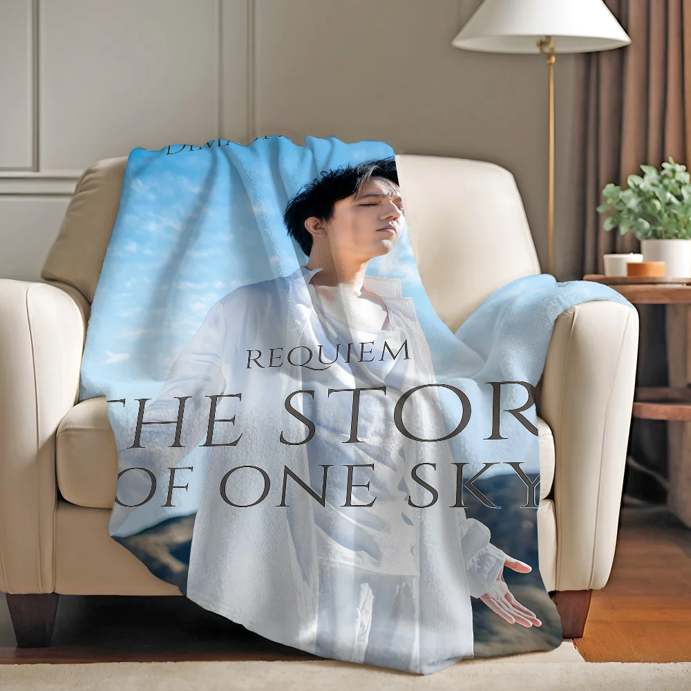 Singer D-Dimash K-Kudaibergen Blanket Warm And Soft Suitable For Bedroom Living Room Sofa Bed Office Travel Camping