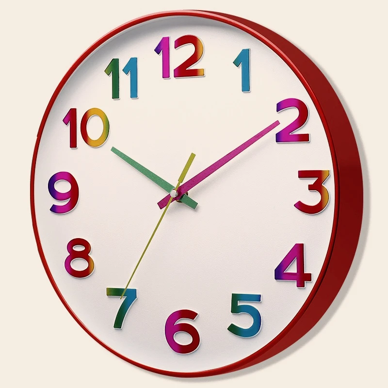 

Nordic Silent Wall Clocks Modern Living Room Kitchen Table Wall Clocks Fashion Plastic Home Decor Relógio De Parede MHBGZ