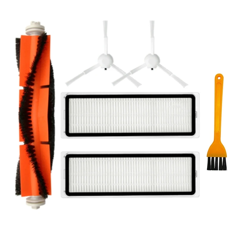 Main Brush Side Brush Hepa Filter Replacement for Bot D9 Max Robotic Vacuum Cleaner Parts Accessories-AT35