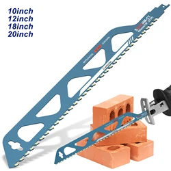Reciprocating Saw Blade Professional Reciprocating Carbide Saw Blade 10/12/18/20in Cutting Saw Blade For Cutting Concrete Metal