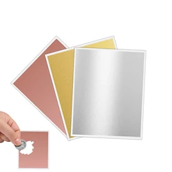 5 teile/beutel kratz aufkleber 200mm * 270mmgold Silber rosegold für passwort abdeckung familie spiel hochzeit informationen aufkleber
