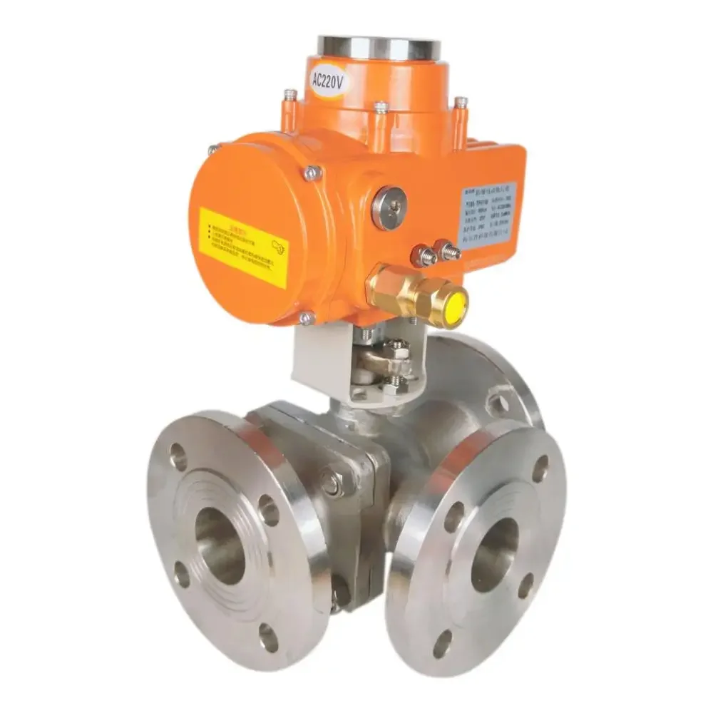 16 Plus Three Way Ball Valve Valve Automation Electric Water Normal Temperature electric actuator