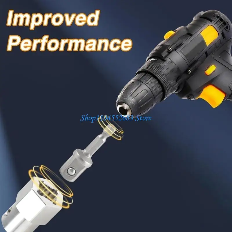 

Y6GD Corrosions Resistant Drill Adapter Drill Attachments Enabling Cordless Drill