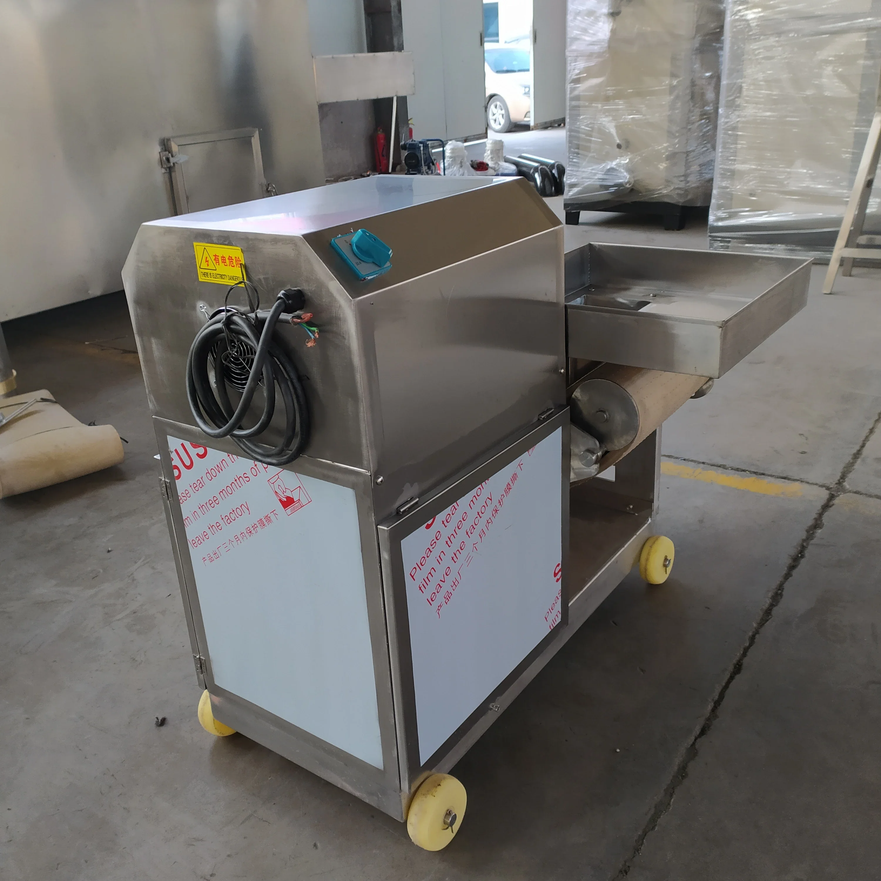 cross-border LONKIA Fish Meat Bone Separator / Fish Bone Removing Separating Machine For Fish Processing