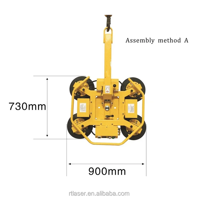 Hoist Pneumatic Electric Metal Steel Aluminum Copper Plates Glass Lifting Equipment Transportation Tools Vacuum Lifters