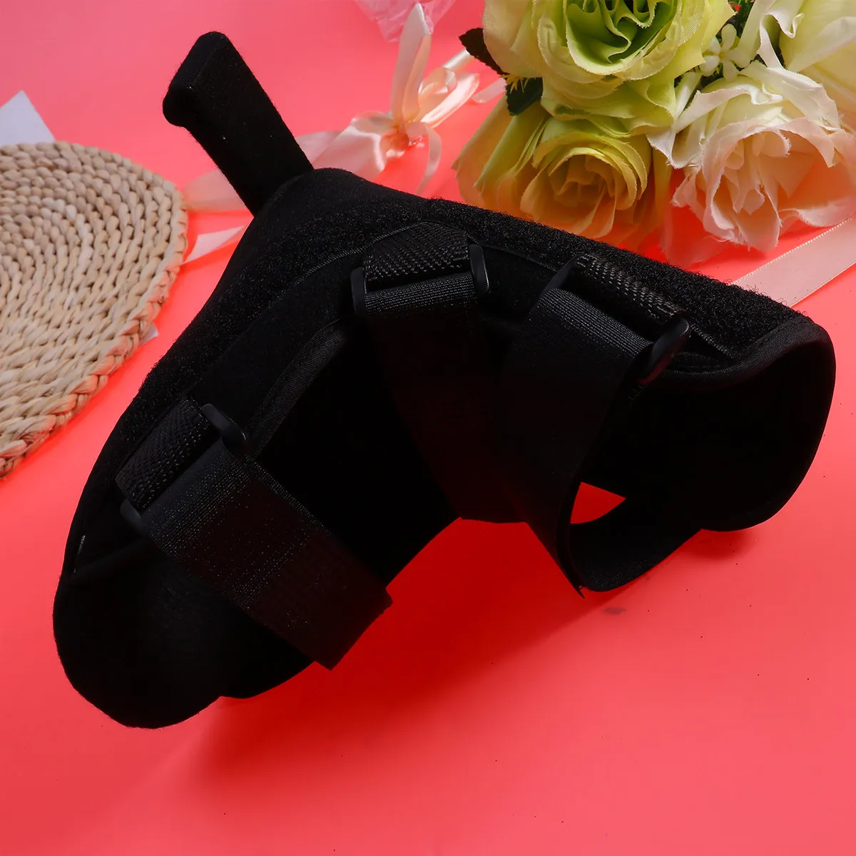 

L Size Ankle Correction Shoes for Kids Foot Recovery Support Lightweight Fabric Wood Construction Smooth Safe Design Child Foot