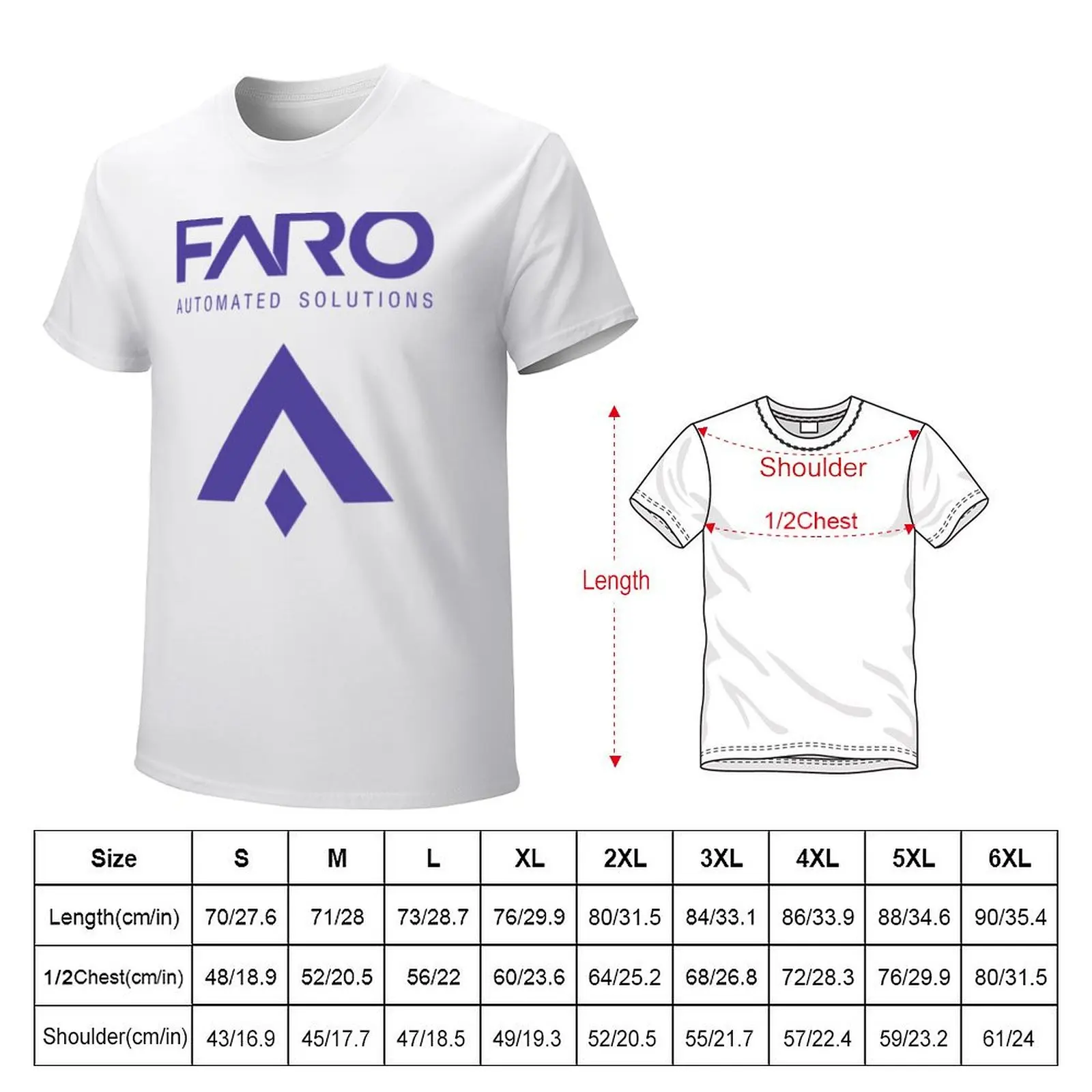 FARO Automated Solutions T-shirt heavyweights oversizeds men t shirt