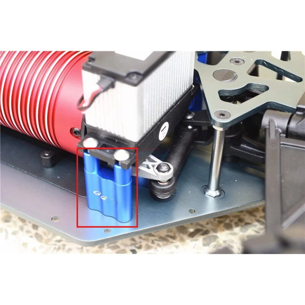 RC Car Upgrade Parts Aluminum Alloy Servo Mount for LOSI SUPER BAJA 1/6  custom size Replacement Spare Accessory