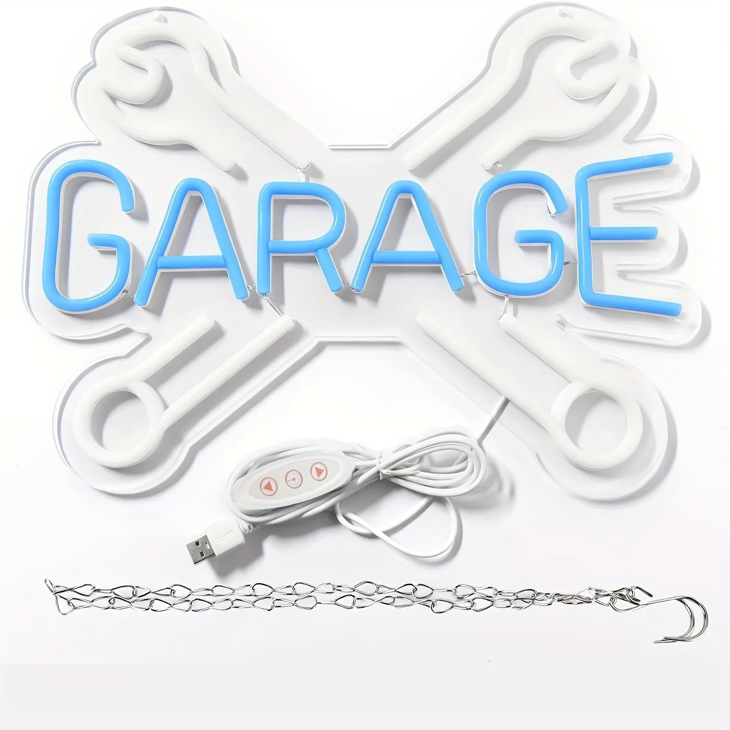 Garage Neon LED Sign Wall Decoration for Car Repair Shop Garage Wall Decoration Modern Garage Sign Personalized Decoration