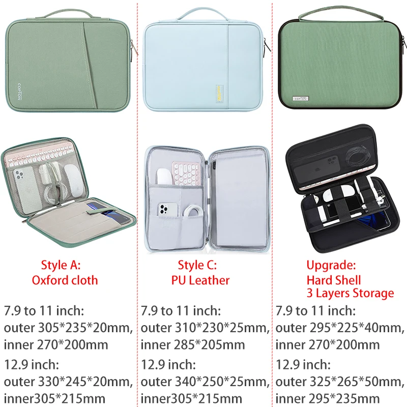 7.9-11นิ้วแท็บเล็ตสำหรับ iPad Pro 11 M1 2021สำหรับ iPad Pro 12.9 10.5 10.2 10.9 "2022 iPad Air 5 Huawei Matepad 12.6