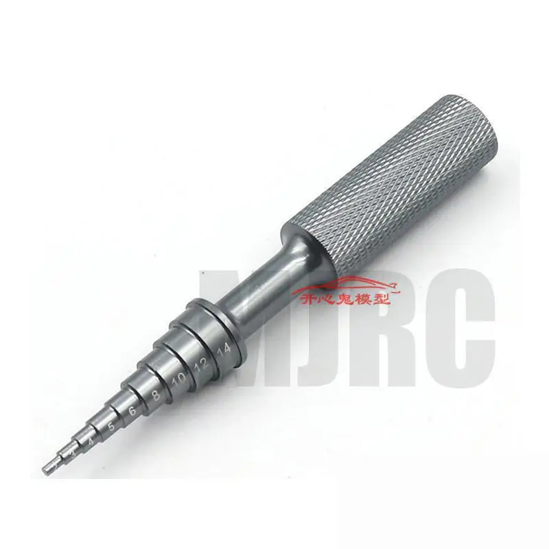 Full metal bearing removal tool for model car, model ship helicopter non-slip handle bearing screwdriver