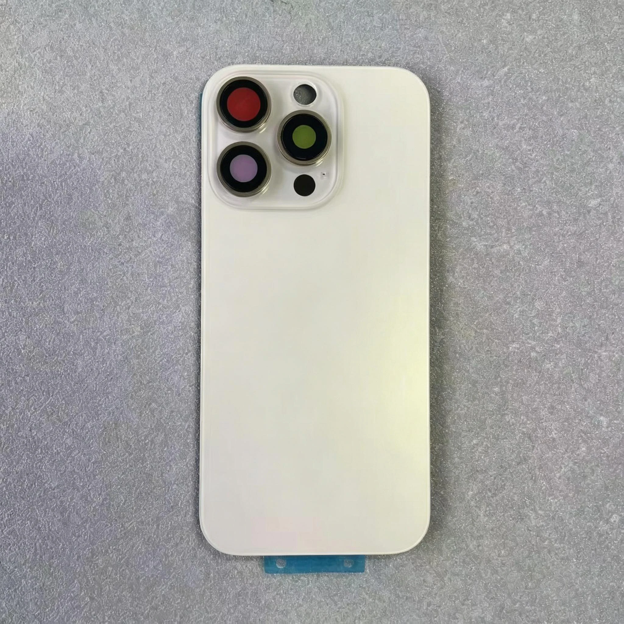 Rückglas-Ersatz für iPhone 15 Pro 16 Pro, eingebauter Magnetring und Halterung, Rückgehäuse-Reparatur DIY-Ersatzteile – Detail 5