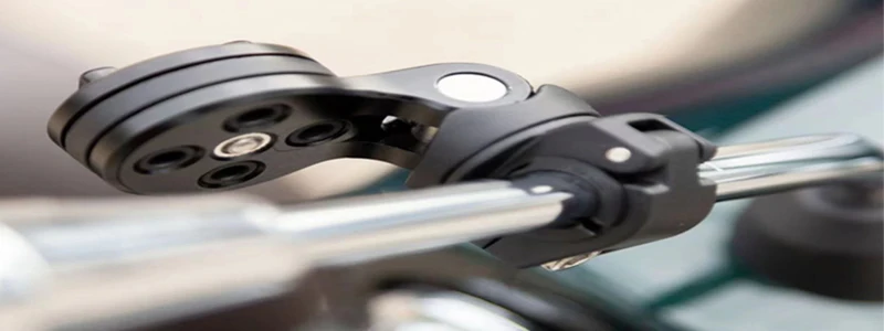 Telefon Halterung für Motorrad Handy IPhone Halter RollerTelefon Ständer Quick Lock Unterstützung Universal Moto Halterung Mit Adapter – Detail 13