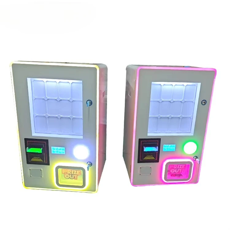 Small Coin Operated Cards Vending Machine Wholesale Photo Sticker Card Dispenser Game Machine