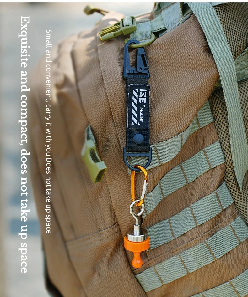 1 Stück Taktischer Karabiner Outdoor EDC Schlüsselanhänger Nylon-Gurtband Schlüsselhalter Camping Rucksack Gürtelhaken Aufhänge-Schnalle Multifunktions-Clip ﻿ – Detail 8