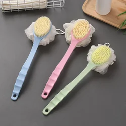 Bath Brush Long Handle Back Body Skin Cleaning Brushes Exfoliating Scrub Massager Bathroom Shower Back Spa Feet Rubbing Tool