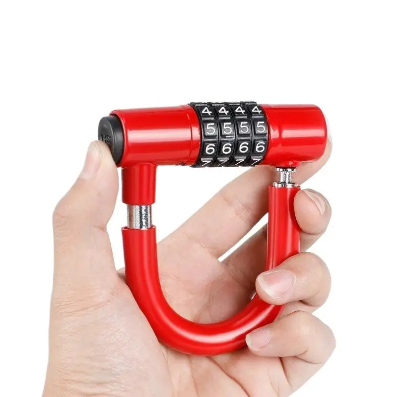 4 Letter Zinc Alloy Combination Padlock Code Password Lock Door Cabinet Drawer Bike Motorcycle Student Locker