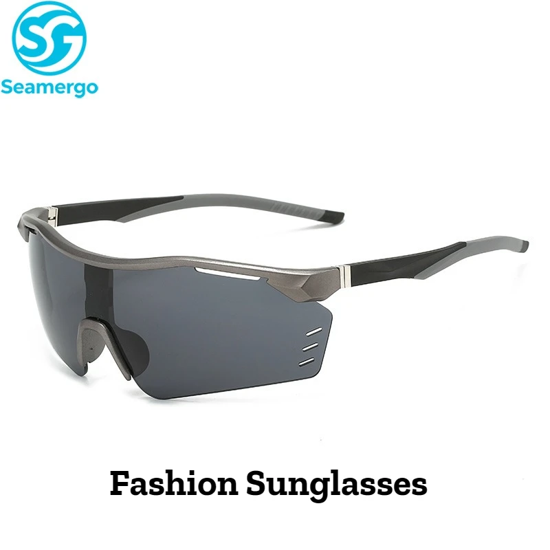 

SEAMERGO New Outdoor Sports Sunglasses Neutral Model Blackout Protective Glasses Fashion Trend Cycling Windproof Glasses