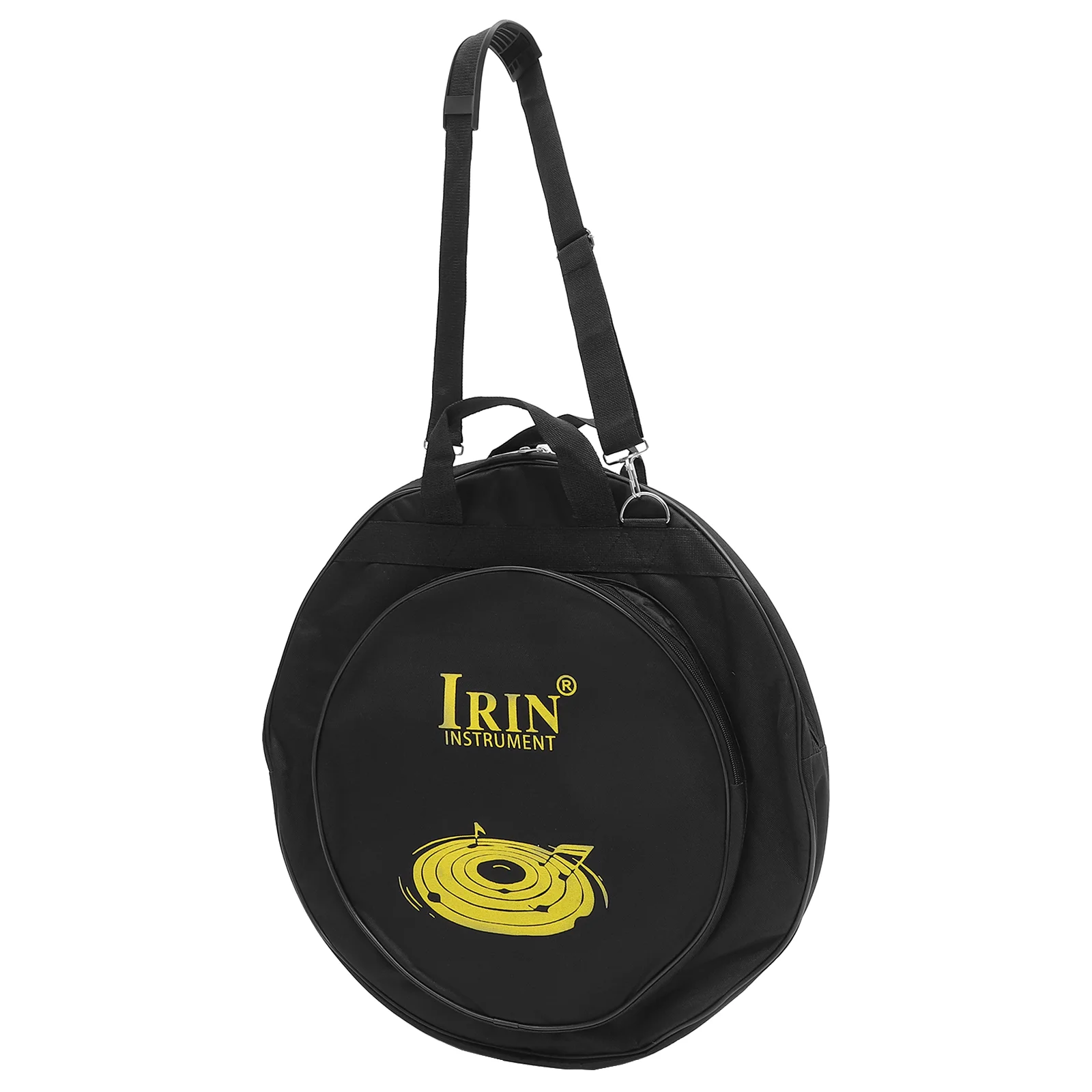 

Cymbal Bag Drum Carrying Storage Case Black Tote with Handle Handbags Round Stick Cymbals Holder Padded