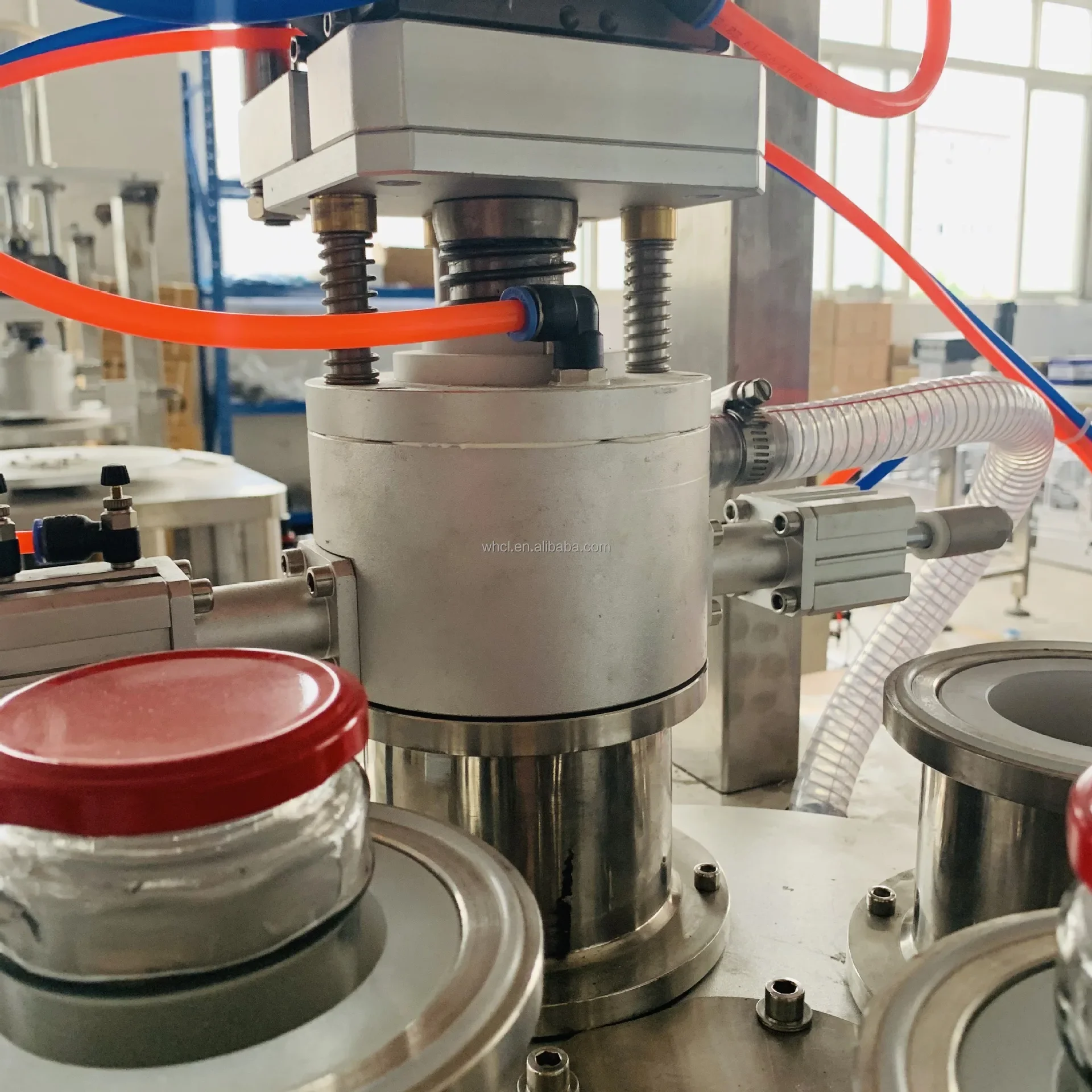 2026 New 110V Semi‑Automatic Double Chamber Vacuum Capping Machine For Glass Jars & Glass Bottles Sealing Equipment