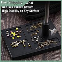 -WSFS Fly Tying Pedestal Base For Clamp Fly Tying Vise Fly Tying Tools Material Organizer Holder Fits Most Travel Portable