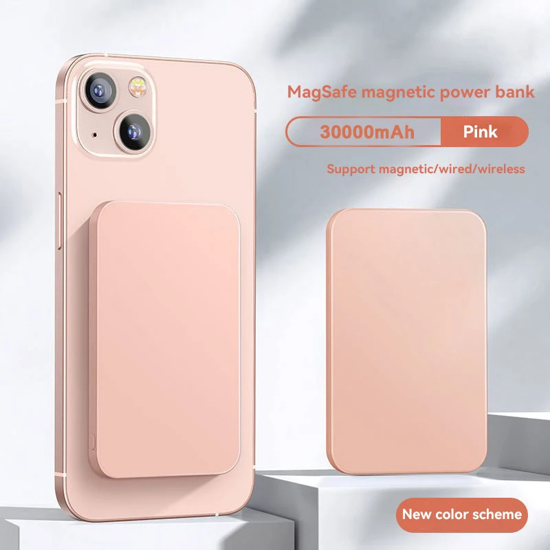OnePlus 50000mAh draadloze magnetische powerbank oplader snelladen externe reservebatterij voor Apple iPhone Android Magsafes