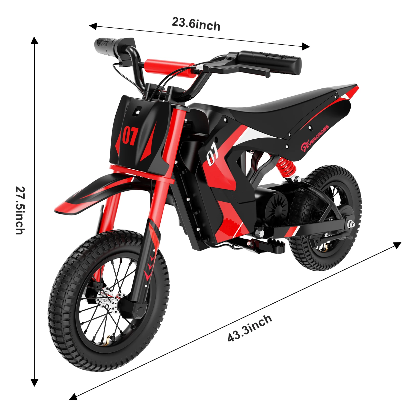 Moto Électrique Personnalisée pour Enfant, Entrepôt, 3 Vitesses, 8Kmh, 12 Kmh, 25Kmh, 12 Pouces, 4Ah, 36V