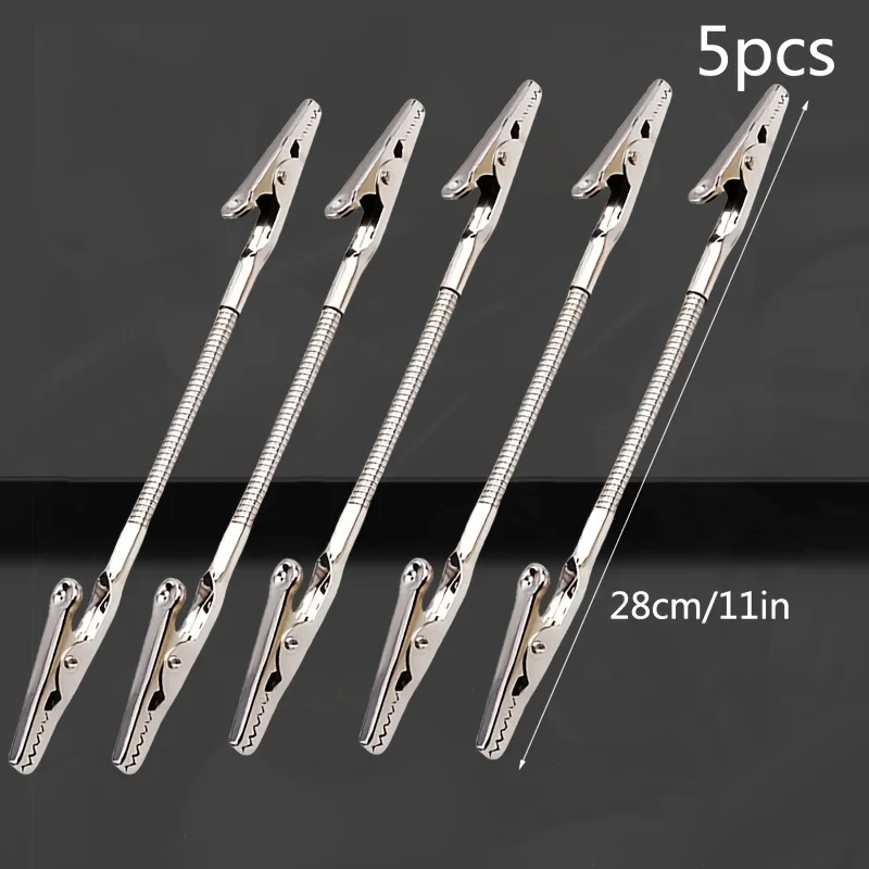 1/3/5pcs Heavy-Duty Double Head Mosquito Coil Holder with Bendable Clamp Design for Home Garden Camping