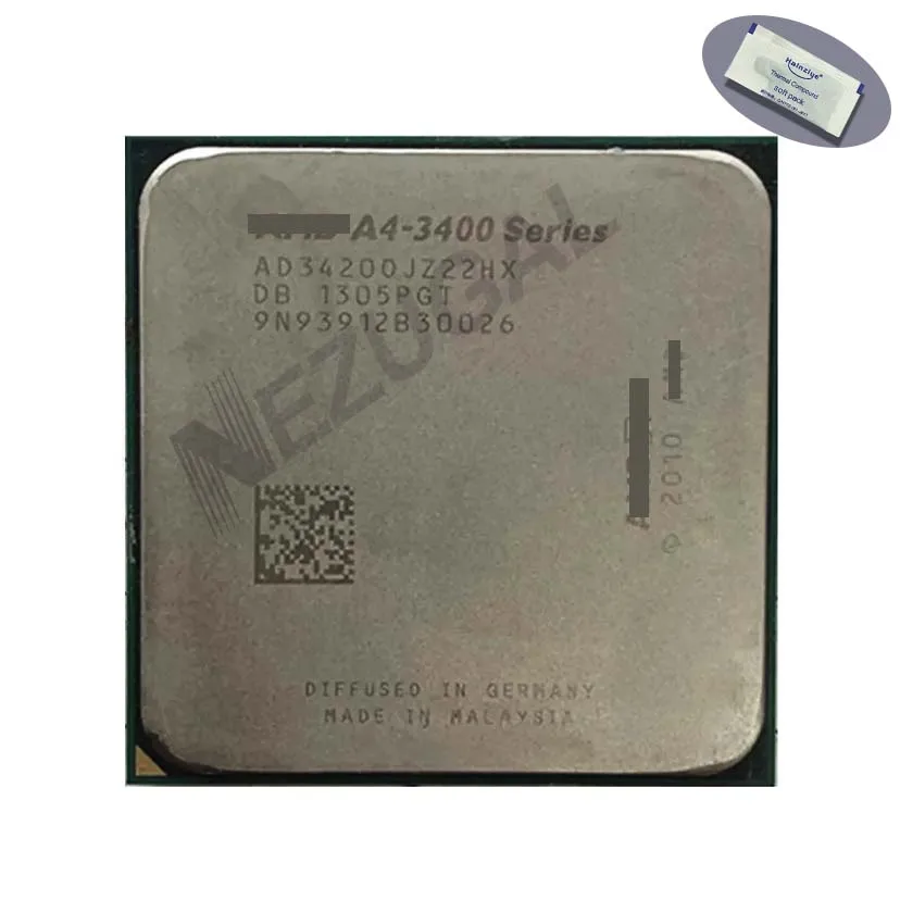 A4-3420 A4 3420 AD3420OJZ22HX 2.8 Ghz Dual Core 1M 65W Socket FM1 CPU processor