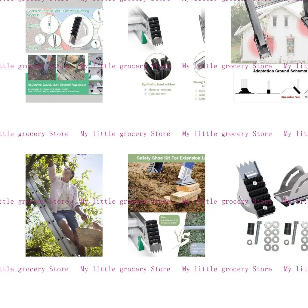 

D5BD Quick Install Ladder Anti Slip Base Pads Прочные алюминиевые инструменты бесплатный стабилизатор лестницы для работников