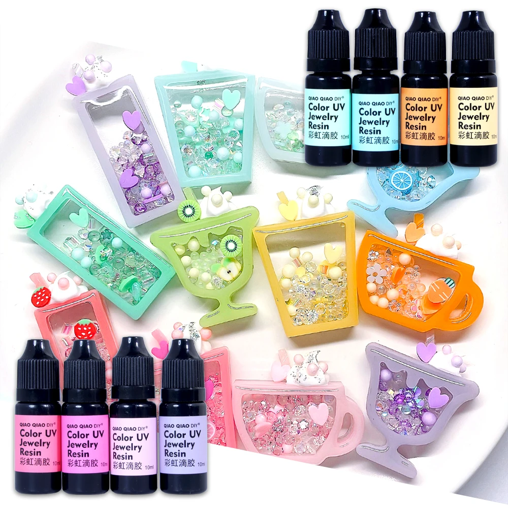 Colors UV Resin, Colored UV Resin with Low Odor And Minimal Bubbles, Suitable for Resin Casting And Coating, Jewelry Making, And view 3