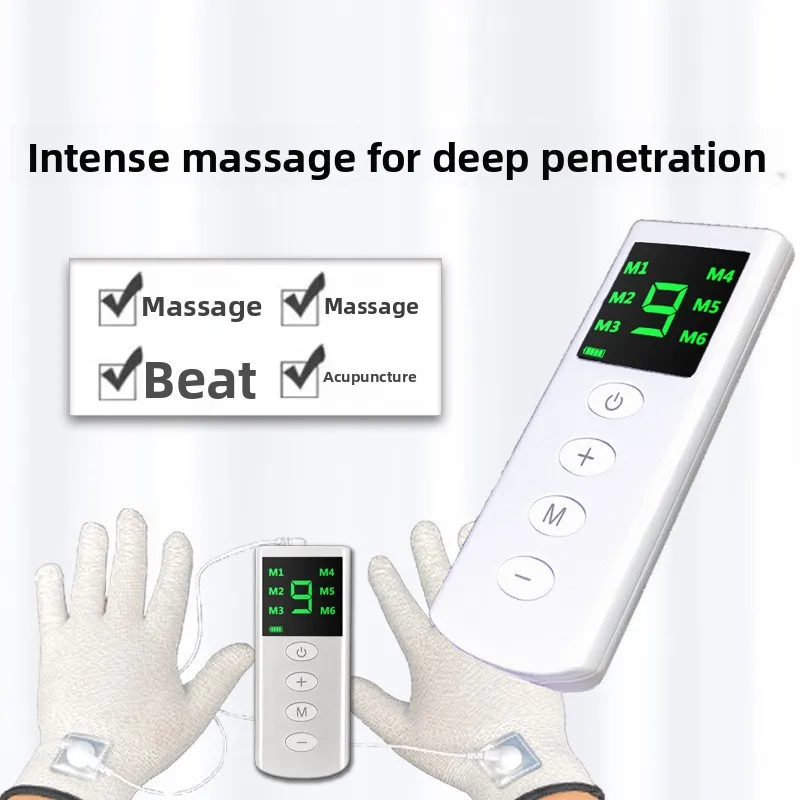 Hand Massager Rechargeable Computer Physiotherapy Control Timed Bioelectric Massager