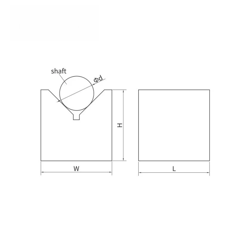 Original Granite V-block Set for Testing Cylinder Supplied in Matched Pair