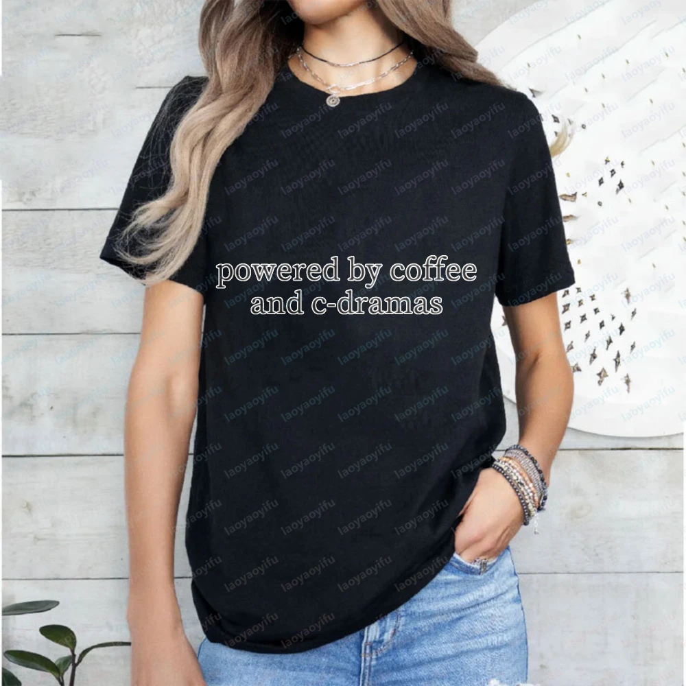 C-Drama Lover Crewneck Chinese Drama Lover Gift C-Drama Merchandise Gifts for Fans Cozy Binge Watch Top Pullover Cotton T-shirt