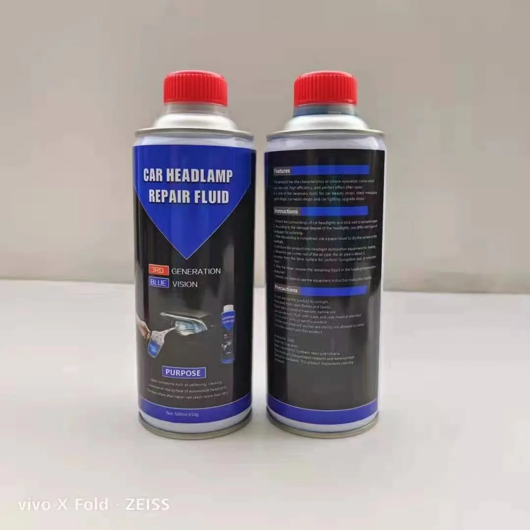 800g Car Headlights Restoration Liquid 600ml For Car Headlight polishing Renovator Headlight Polymer Refurbishmen Repair