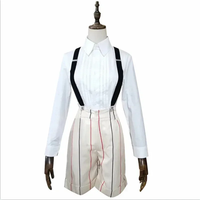 Disfraz de Cosplay de Anime perros callejeros Bungou Yumeno Kyusaku y muñeca, sombrero de juguete, mochila, bufanda, conjunto completo de zapatos y peluca