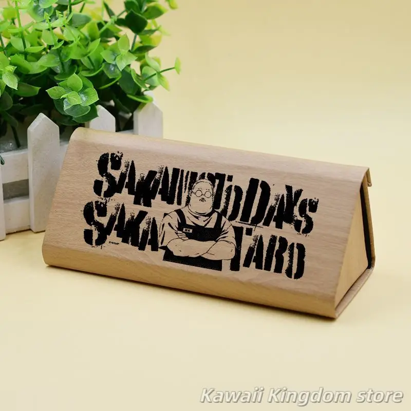 SAKAMOTO DAYS Taro Sakamoto Shin Lu Fold Federmäppchen, schützendes Hartbrillenetui, tragbare Aufbewahrung, Sonnenbrillenbox