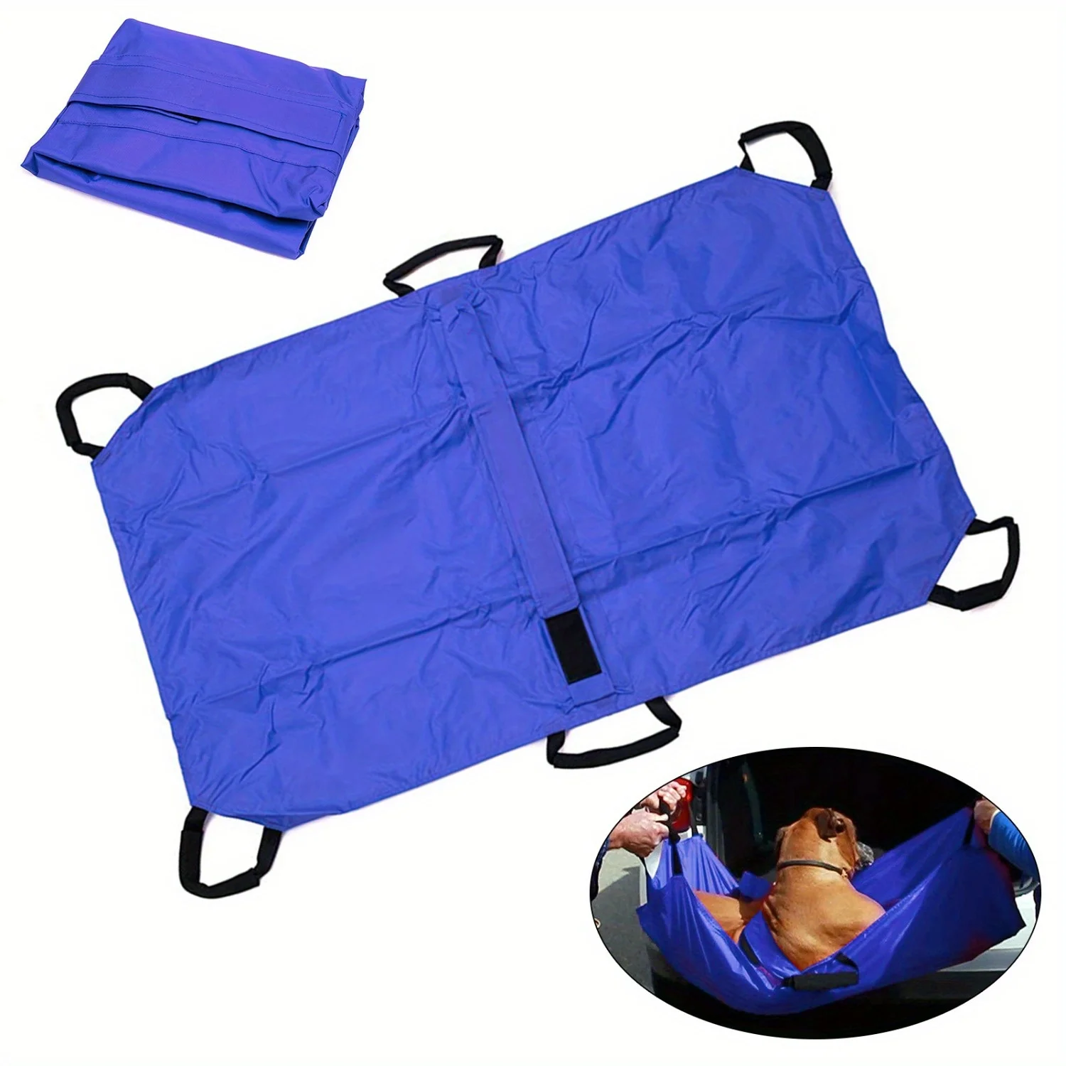 [Anti-Bite huisdierbrancard] 1 hoogwaardige nylon anti-bijt huisdierbrancard - voor ouderen met een handicap gewonde huisdieren Sterk duurzaam