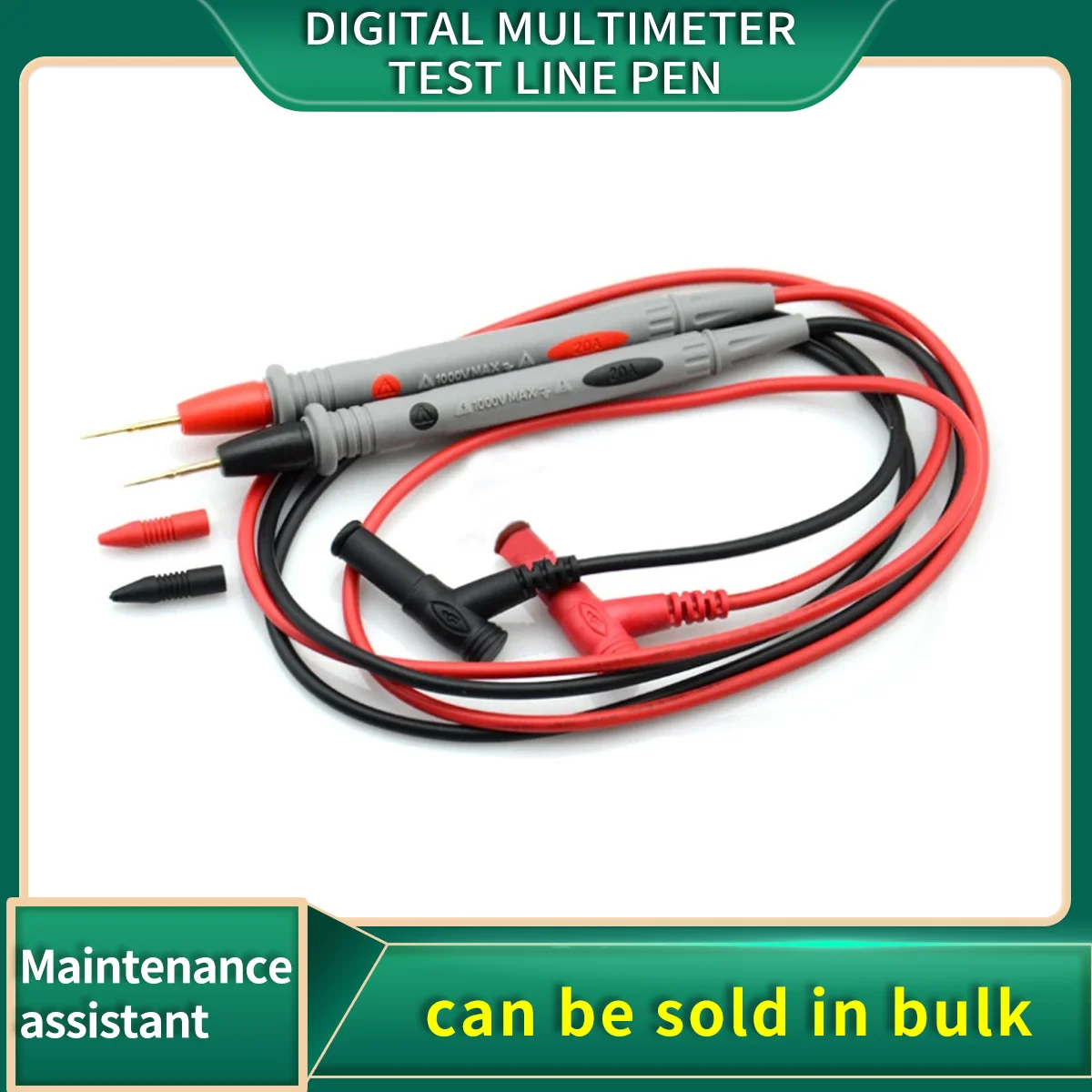 Special Tip Pen Universal Digital Multimeter Test Line 1000V / 20A Ultra-Fine Gold-Plated Copper Test Pen Stick