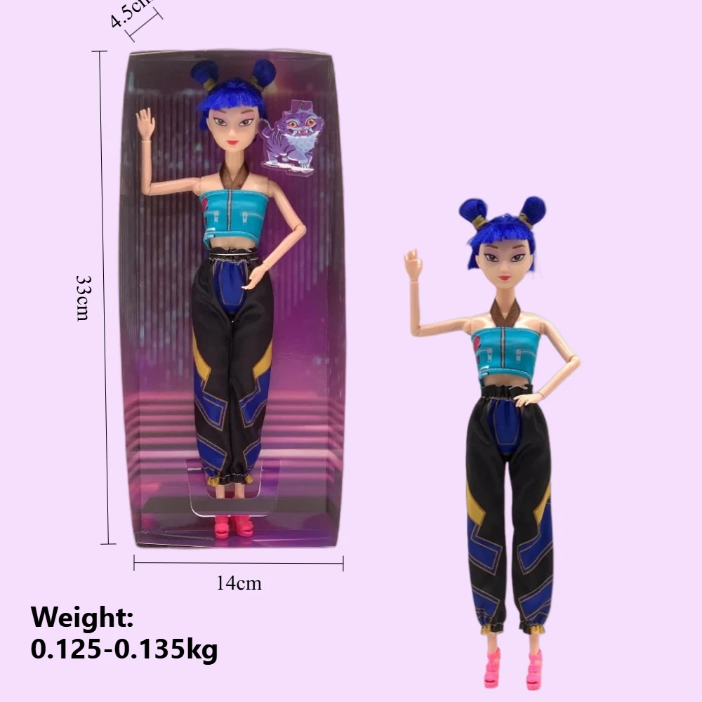 جديد ألعاب الدمى Huntrix فتاة مجموعة عمل الشكل لعبة رومي ميرا زوي جميلة الأميرة طفلة الدمى البلاستيك لتقوم بها بنفسك لعبة للفتيات #5
