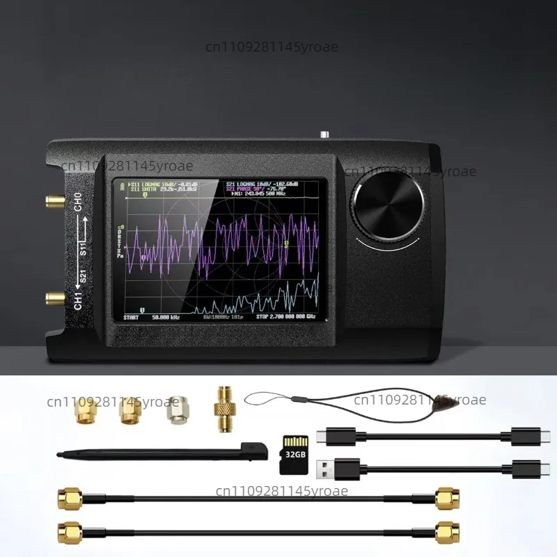 Portable Vector Network Antenna Analyzer 50KHz-2.7GHz Wide Band RF Signal Test Calibration Accessory For Communication Equipment