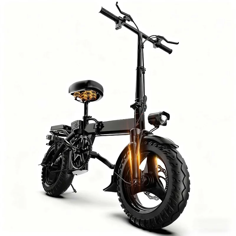 

Zefiora Z10 Commute Electric Bicycle 14 Inches 500w 48v Battery Comes With A Mobile Phone Holder/lock,Free Local Shipping