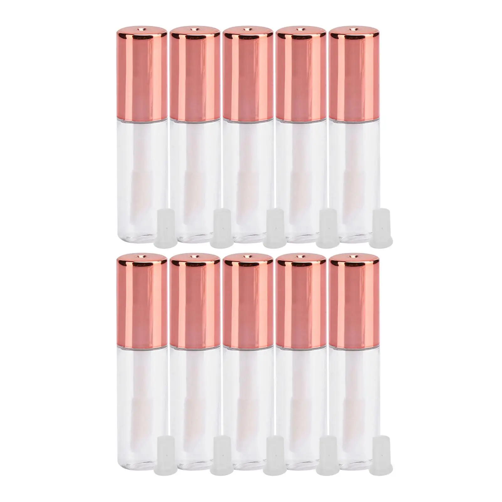 

10pcs 1.2ml Mini Lip Gloss Tubes - DIY Plastic Lipstick & Lip Balm Containers, Travel-Sized Cosmetic Vials