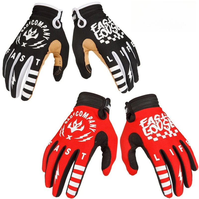 

2025 Fastgoose Vintage Motorcycle Knight Anti-slip Gloves Thin Outdoor Bicycle Riding Full Finger Gloves ex Long Finger Gloves