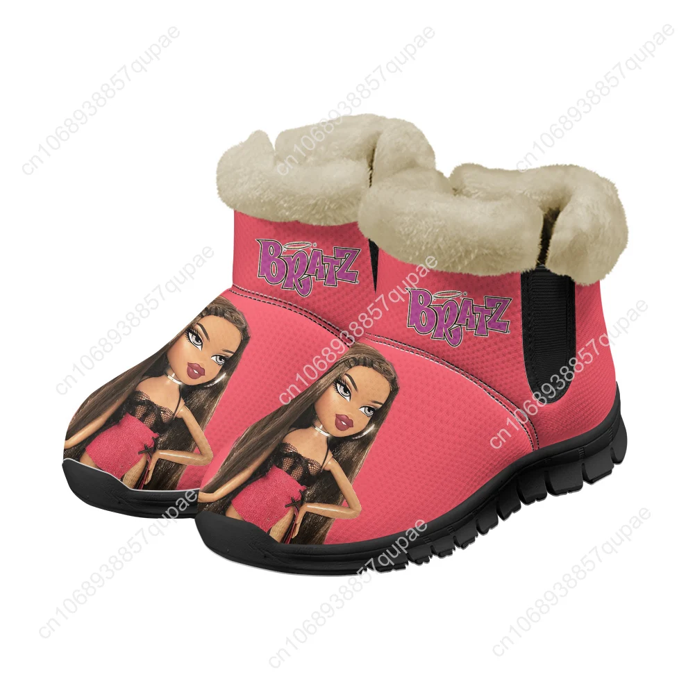 

Bratz Snow Boots Chucky Cartoon Cute Mens Womens Teenager Keep Warm Shoes Casual Snow Shoe Couple Sports Customized Boot