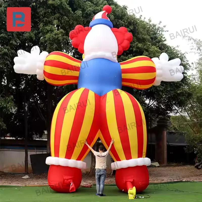 Outdoor Parade Performance Inflatable Clown Huge Cartoon Customize Clown for Amusement Event Festival Advertising