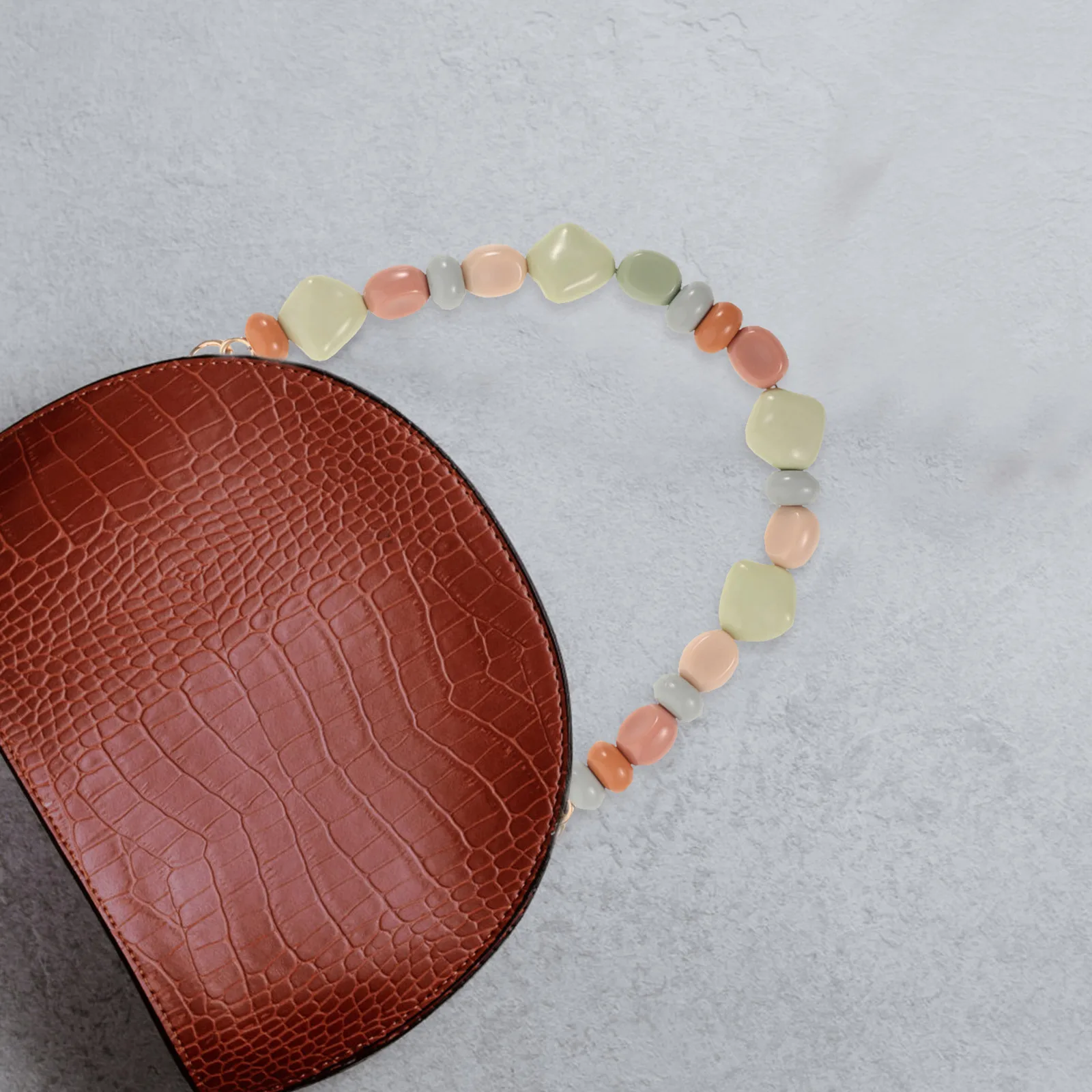 

Handbag Tote Large Strap Replacement Handles Decorative Purse Accessories Acrylic Straps Handbag Handle DIY Clutch