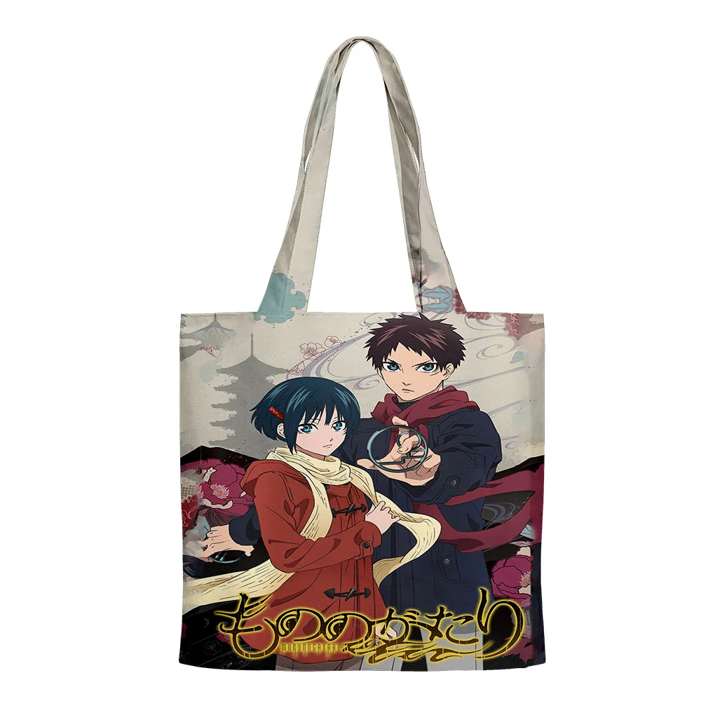 Mononogatari Anime 2023 Nieuwe tas Boodschappentassen Herbruikbare schoudertassen Casual handtas