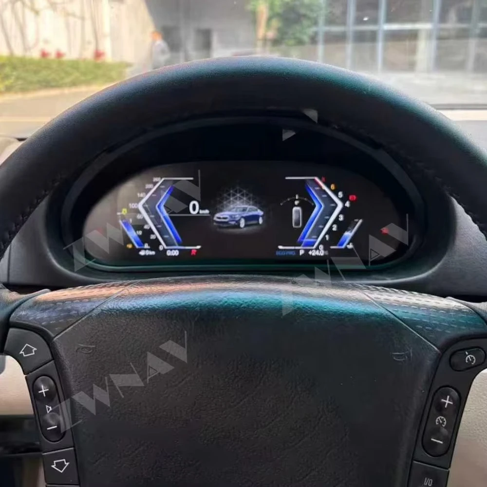 ZWNAV LCD Linux System 12.3 Inch Digital Instrument Virtual Instrument Cluster for  E46 Dashboard Digital Cluster