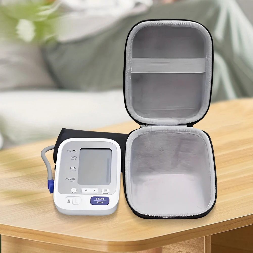 

Hard Shell Carrying Case Shockproof Hard Case Replacement Upper Arm Blood Pressure Monitor Case for Omron BP742N 5 Series
